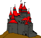 Dibujo Castillo medieval pintado por missael