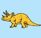 Dibujo Triceratops pintado por jordi