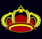 Dibujo Corona real pintado por abraham