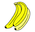 Dibujo Plátanos pintado por Juana