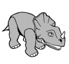 Dibujo Triceratops II pintado por sade