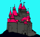 Dibujo Castillo medieval pintado por florencia9