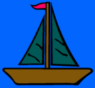 Dibujo Barco velero pintado por migue
