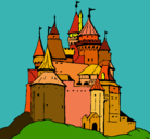 Dibujo Castillo medieval pintado por TETE