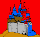Dibujo Castillo medieval pintado por robertosonic