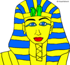 Dibujo Tutankamon pintado por FRANCORECCIA
