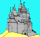 Dibujo Castillo medieval pintado por ALONSO