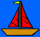Dibujo Barco velero pintado por chende05