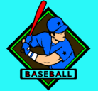 Dibujo Logo de béisbol pintado por Andrea