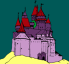 Dibujo Castillo medieval pintado por dibujos