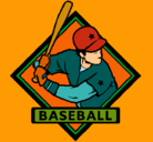 Dibujo Logo de béisbol pintado por David