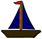 Dibujo Barco velero pintado por alanazael