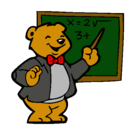 Dibujo Profesor oso pintado por Carmen
