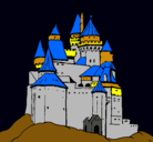 Dibujo Castillo medieval pintado por ever
