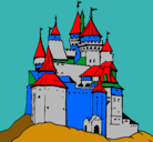Dibujo Castillo medieval pintado por ANDY
