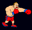 Dibujo Boxeador pintado por yi