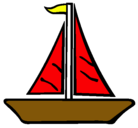 Dibujo Barco velero pintado por eveiline
