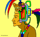 Dibujo Jefe de la tribu pintado por Culturaindigena