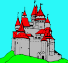 Dibujo Castillo medieval pintado por Samuel
