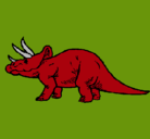 Dibujo Triceratops pintado por alexaymichael