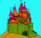 Dibujo Castillo medieval pintado por Daniel