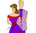 Dibujo Marido y mujer II pintado por susana