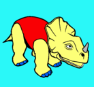 Dibujo Triceratops II pintado por shaden