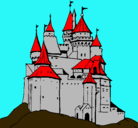 Dibujo Castillo medieval pintado por cheche
