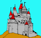 Dibujo Castillo medieval pintado por ADRIAN