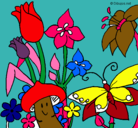 Dibujo Fauna y flora pintado por yose