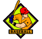 Dibujo Logo de béisbol pintado por luis