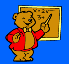 Dibujo Profesor oso pintado por AbbyBueno
