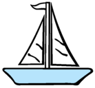Dibujo Barco velero pintado por IVANSALAS