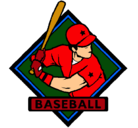 Dibujo Logo de béisbol pintado por rafael