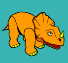 Dibujo Triceratops II pintado por juanma