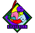 Dibujo Logo de béisbol pintado por iago