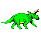 Dibujo Triceratops pintado por juansebastian