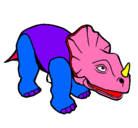 Dibujo Triceratops II pintado por anniellegabu