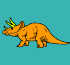 Dibujo Triceratops pintado por juanma