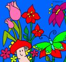 Dibujo Fauna y flora pintado por danitax