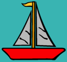 Dibujo Barco velero pintado por enol