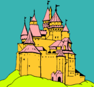 Dibujo Castillo medieval pintado por AnaPaula