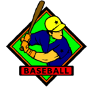Dibujo Logo de béisbol pintado por facundo