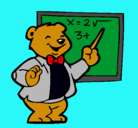 Dibujo Profesor oso pintado por munu