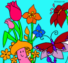 Dibujo Fauna y flora pintado por angela