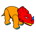 Dibujo Triceratops II pintado por javiervilapouso