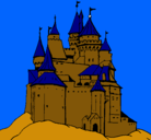 Dibujo Castillo medieval pintado por emmanuel