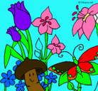 Dibujo Fauna y flora pintado por jimena