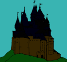 Dibujo Castillo medieval pintado por edgar