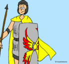 Dibujo Soldado romano II pintado por blinckpuraindp